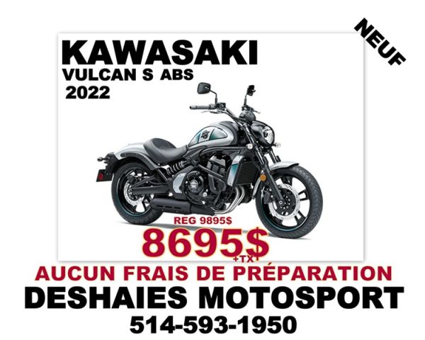 Bannière de Promo Kawasaki Vulcan S ABS 2022