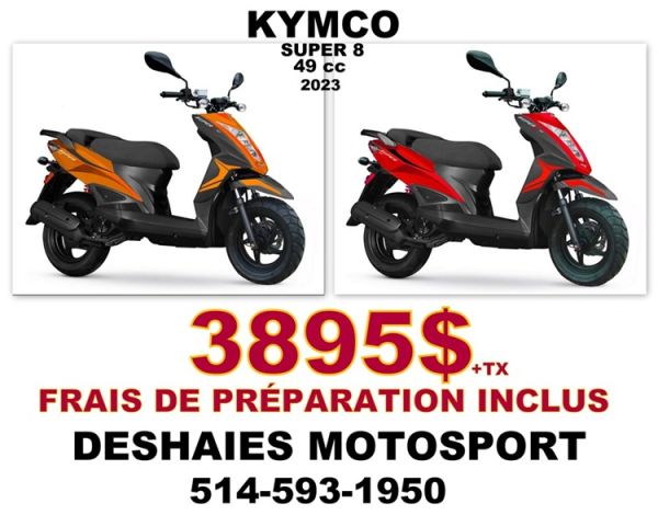 Bannière de Promo Kymco super8 49 cc 2023