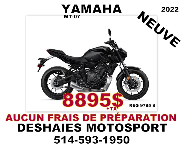 2022 Yamaha MT-07 