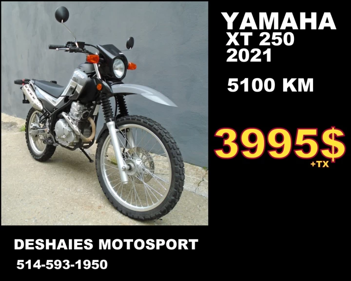 2021 Yamaha XT250 